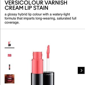 MAC VERSICOLOUR VARNISH CREAM LIP STAIN NEW